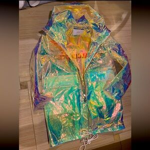 STAMPD Opalescent Long Coat Jacket Miscalculated